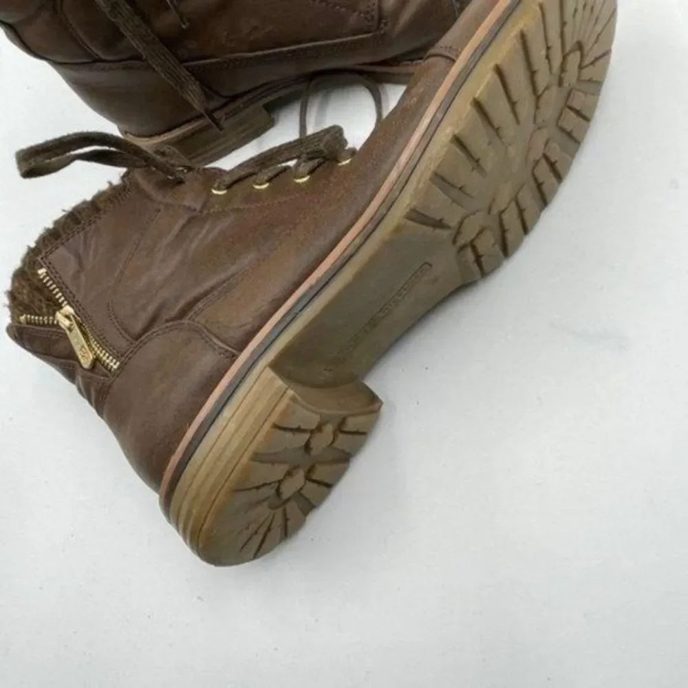 Tommy Hilfiger Brown‎ Tie Ankle Booties - Picture 3 of 4